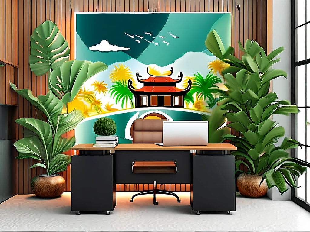 越南商务签证申请材料示例图